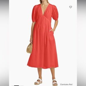 Xirena Blake Cotton Gauze Midi-Dress